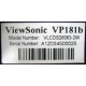 Viewsonic VP181b (Климовск)