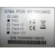 POS-клавиатура HENG YU S78A PS/2 белая (без кабеля!) - Климовск