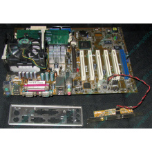 Материнская плата Asus P4PE (FireWire) с процессором Intel Pentium-4 2.4GHz s.478 и памятью 768Mb DDR1 Б/У (Климовск)