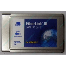 Сетевая карта 3COM Etherlink III 3C589D-TP (PCMCIA) без LAN кабеля (без хвоста) - Климовск